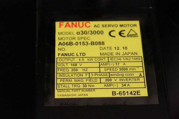 Fanuc-A06B-0153-B088-AC-MOTOR-A303000-A1000-1-YEAR-WARRANTY-123612368760-3