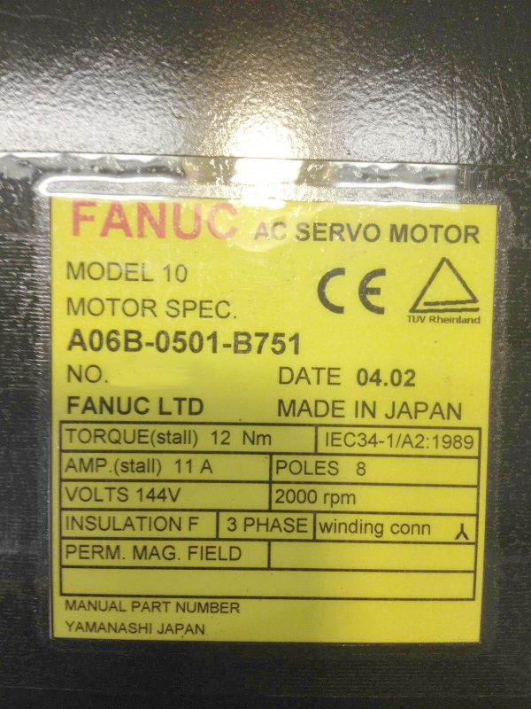 Fanuc-A06B-0501-B7511-YEAR-WARRANTY-121997002920-2