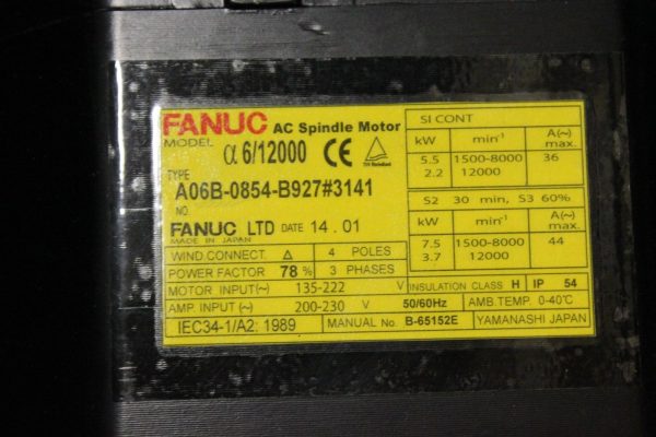 Fanuc-A06B-0854-B9273141-1-YEAR-WARRANTY-123609409840-4