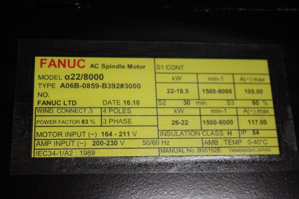 Fanuc-A06B-0859-B3923000-1-YEAR-WARRANTY-123555739390-3