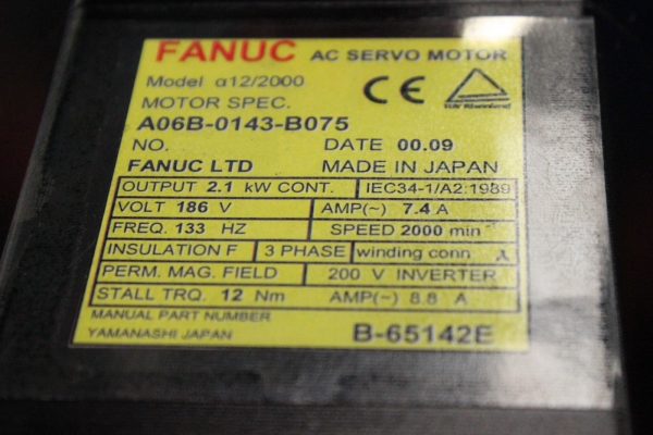 Fanuc-A06B-0143-B075-AC-MOTOR-A123000-A64-PULSE-1-YEAR-WARRANTY-123323144751-3