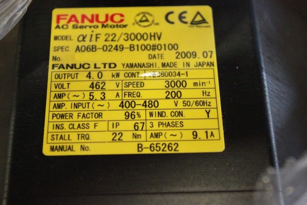 Fanuc-A06B-0249-B1000100-ACMOTOR-AIF223000HV-STRIP67-NEW-IN-BOX-1-YR-WARRANTY-122691862191-4