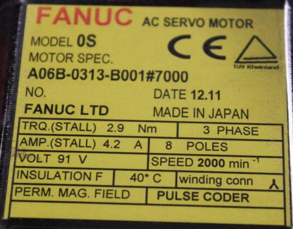Fanuc-A06B-0313-B00170001-YEAR-WARRANTY-121594557441-3