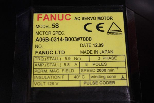 Fanuc-A06B-0314-B0037000-1-YEAR-WARRANTY-123538982891-2