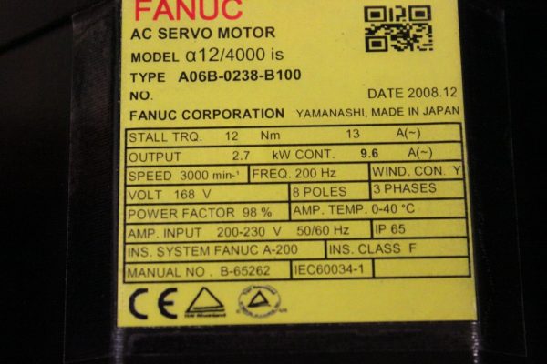 Fanuc-A06B-0238-B100-AC-MOTOR-AIS124000-AIA1000-STR-1-YEAR-WARRANTY-123101951812-3