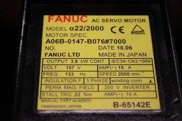 Fanuc-A06B-0147-B0767000-AC-MOTOR-A222000-A64SCAP-1-YEAR-WARRANTY-122861235023-3