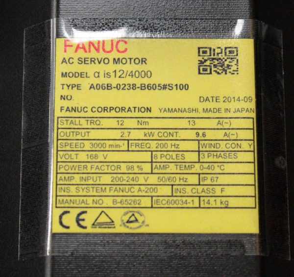 Fanuc-A06B-0238-B605S100-1-YEAR-WARRANTY-122059581813-4