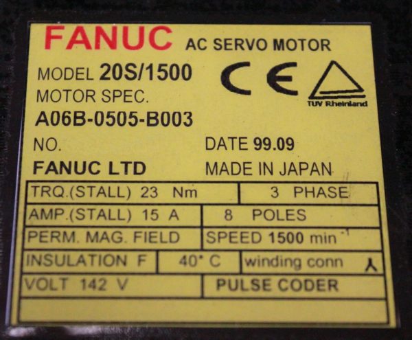 Fanuc-A06B-0505-B003-1-YEAR-WARRANTY-122707571773-3