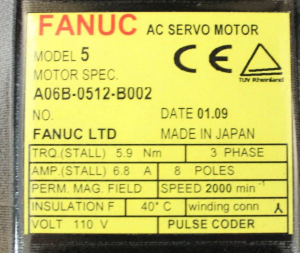 Fanuc-A06B-0512-B002-1-YEAR-WARRANTY-121153295363-3
