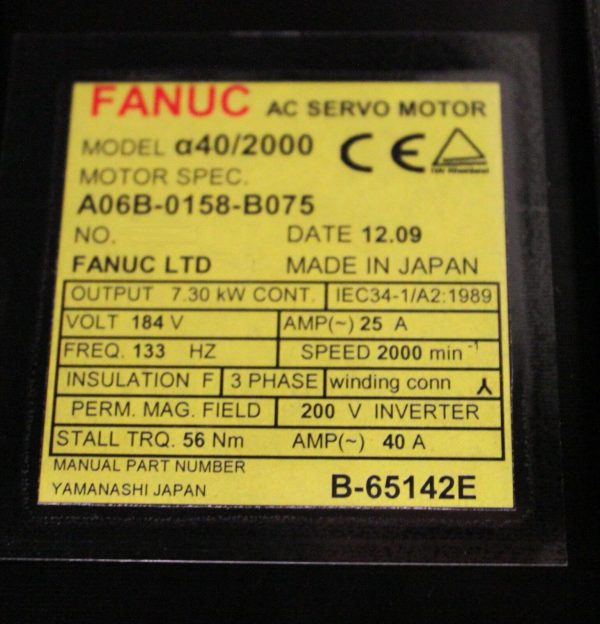Fanuc-A06B-0158-B075-AC-MOTOR-A402000-A64-WFAN-1-YEAR-WARRANTY-123480008174-3