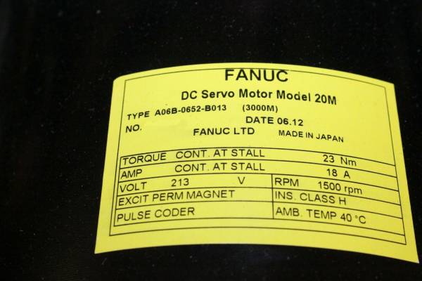 Fanuc-A06B-0652-B013-DC-MOTOR-20M-3000-PR1-YEAR-WARRANTY-124876642214-3