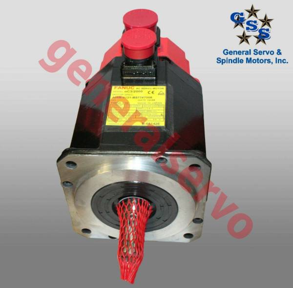 Fanuc-A06B-0121-B5777008-AC-MOTOR-AC32000-I64-KEYWAY-1-YEAR-WARRANTY-124597777095-2