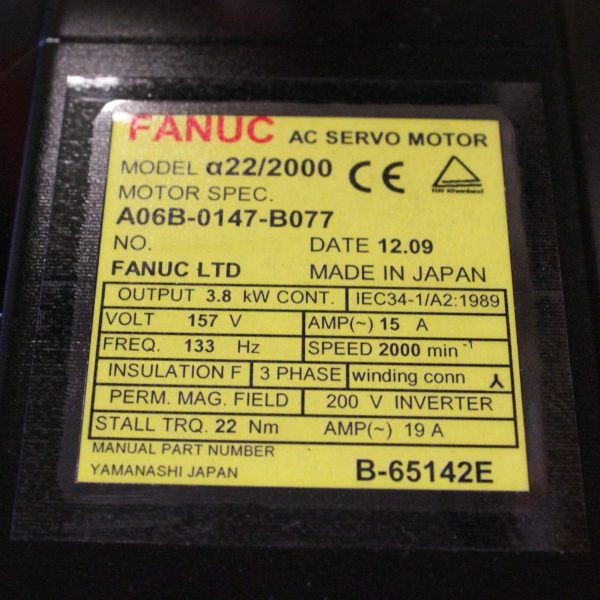 Fanuc-A06B-0147-B077-AC-MOTOR-A222000-I64-PULSE-1-YEAR-WARRANTY-123723679815-3