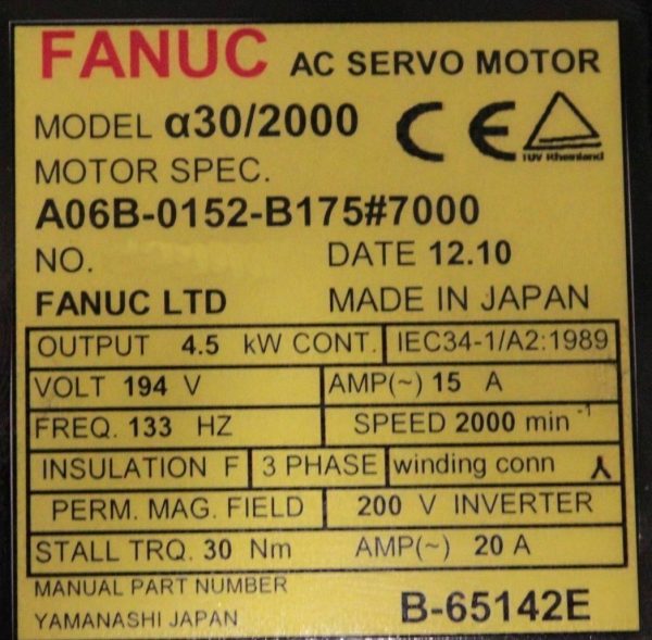 Fanuc-A06B-0152-B1757000-1-YEAR-WARRANTY-122182674935-4