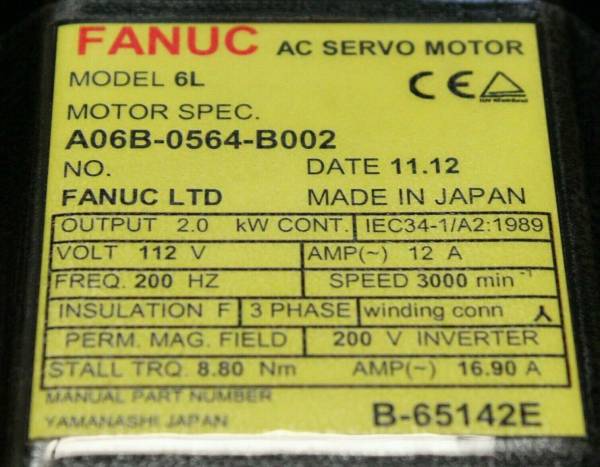 Fanuc-A06B-0564-B002-1-YEAR-WARRANTY-123833673895-3