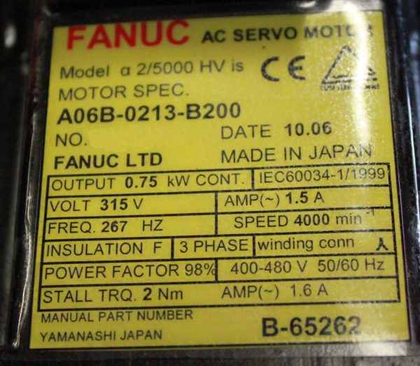 Fanuc-A06B-0213-B200-AC-MOTOR-AIS25000HV-AIA1000-STRKY-1-YEAR-WARRANTY-123301081416-4