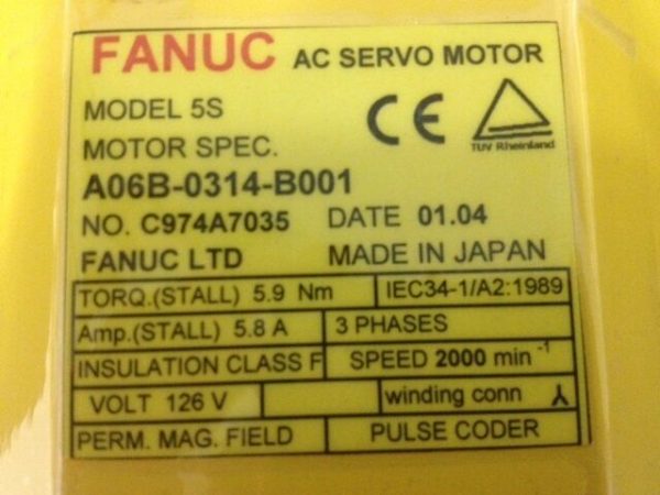 Fanuc-A06B-0314-B001-1-YEAR-WARRANTY-121166516936-3