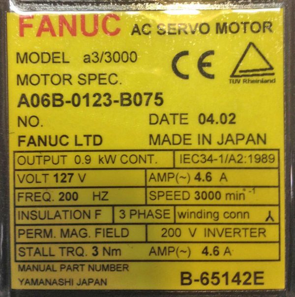 Fanuc-A06B-0123-B075-AC-MOTOR-A33000-A64-PULSE-1-YEAR-WARRANTY-123004574077-3