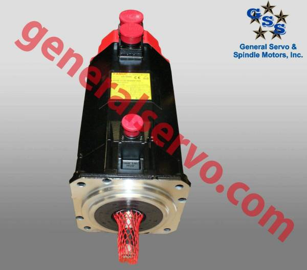Fanuc-A06B-0128-B6887008-AC-MOTOR-A63000-A1000-BRK-KEY-1-YEAR-WARRANTY-123761988127-2
