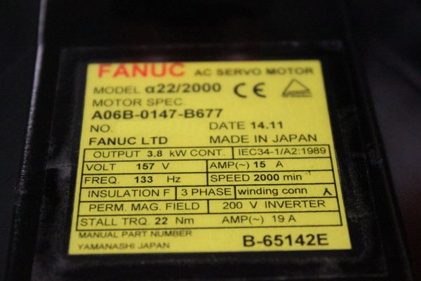 Fanuc-A06B-0147-B677-AC-MOTOR-A222000-I64-BRAKE-TS-1-YEAR-WARRANTY-121700933757-4