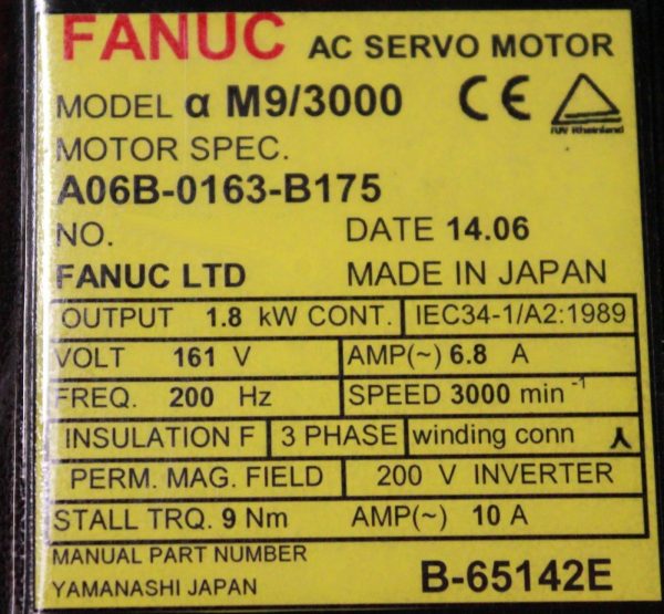 Fanuc-A06B-0163-B175-1-YEAR-WARRANTY-122317270607-4