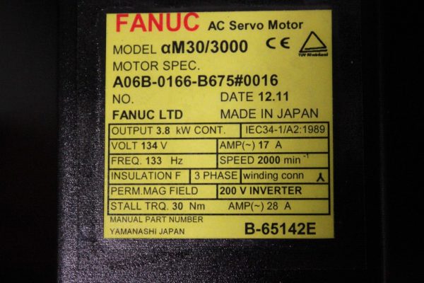 Fanuc-A06B-0166-B6750016-1-YEAR-WARRANTY-123057364247-3