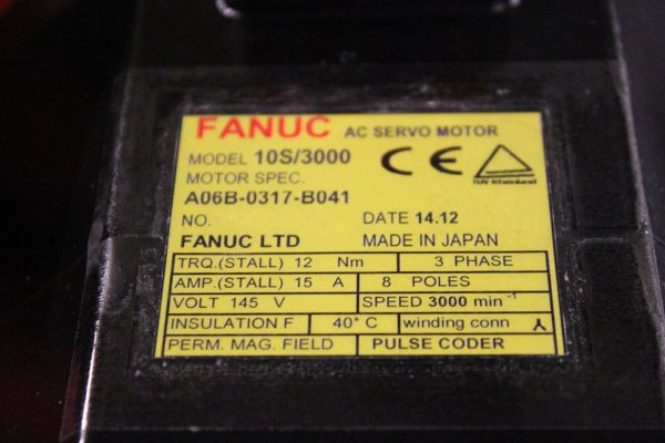 Fanuc-A06B-0317-B041-AC-MOTOR-10S3000-ABS-2000P-1-YEAR-WARRANTY-121789711957-4