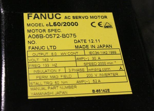 Fanuc-A06B-0572-B075-AC-MOTOR-AL502000-A641-YEAR-WARRANTY-124882839017-2