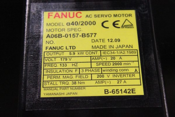 Fanuc-A06B-0157-B577-AC-MOTOR-A402000-I64-TSHAFT-1-YEAR-WARRANTY-123480224128-3