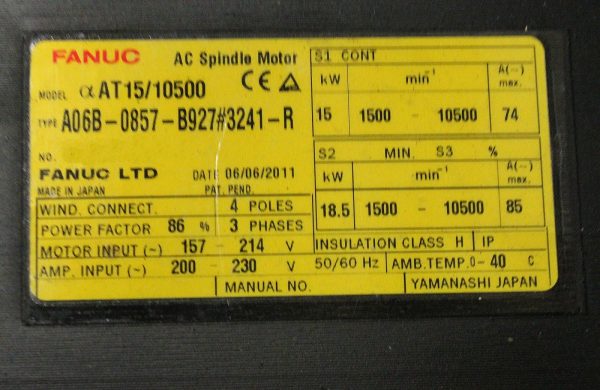 Fanuc-A06B-0857-B9273241-1-YEAR-WARRANTY-123609409838-3