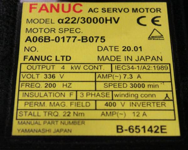 Fanuc-A06B-0177-B075-AC-MOTOR-A223000HV-A64-1-YEAR-WARRANTY-124039679109-3