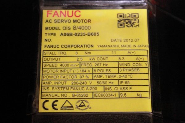 Fanuc-A06B-0235-B605-1-YEAR-WARRANTY-122257476279-3